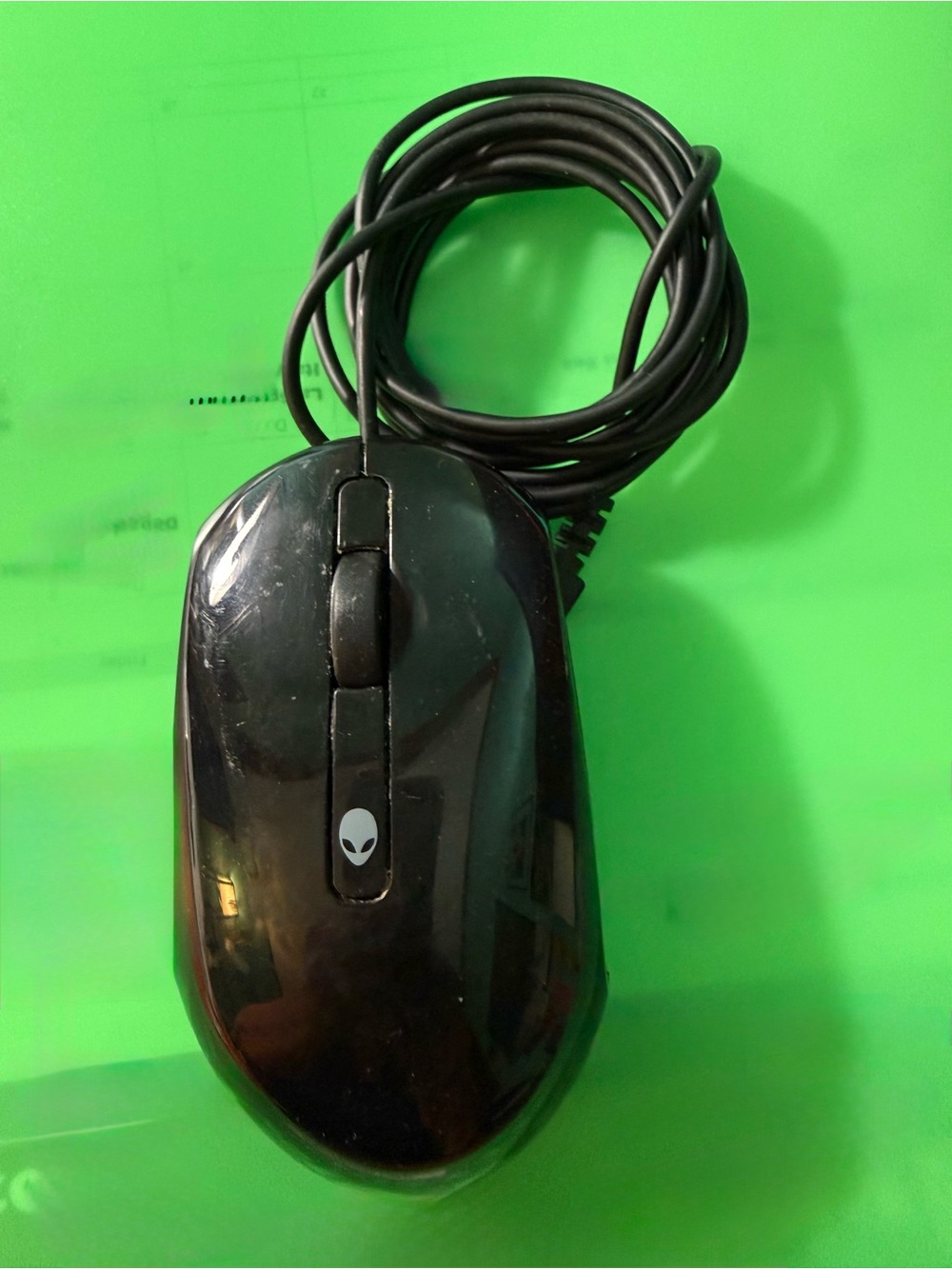 Alienware Black Wired USB Gaming Mouse with Alienware Logo
